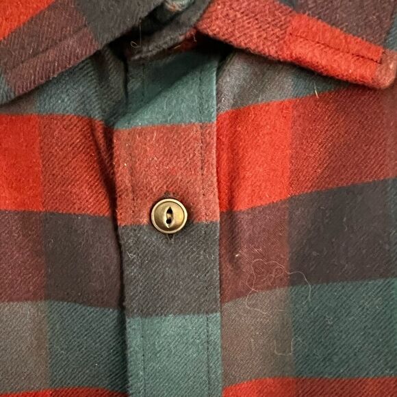 UNTUCKit Mens Shirt Long Sleeves Button Up Wrinkle Free Plaid Blue Red Size 3XL - Picture 5 of 11